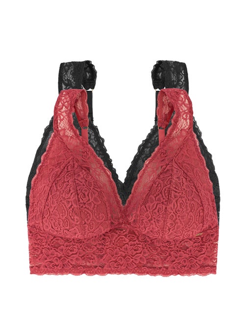 Lot de 2 bralettes rembourrées lana Dorina - Kiabi