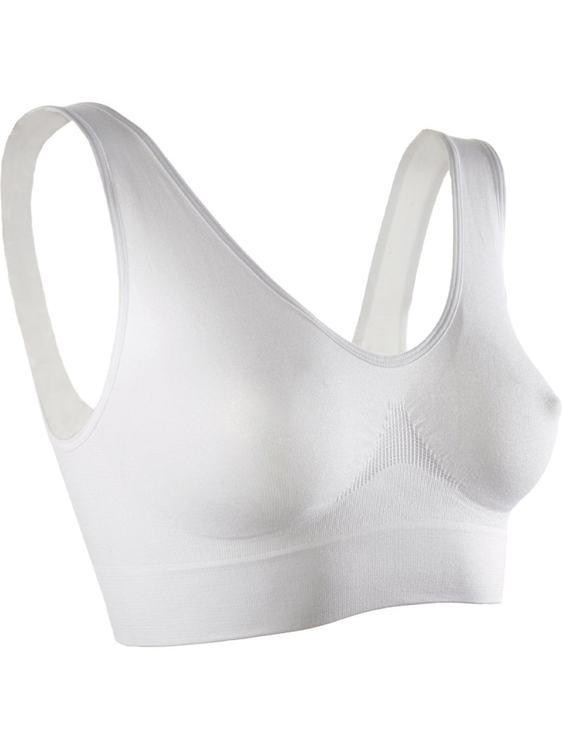 Lot de 2 brassières + 1 gratuite - DAXON Blanc - Kiabi