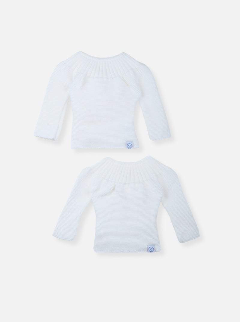 Lot de 2 Brassières à Liens Blanc Blanc - Kiabi
