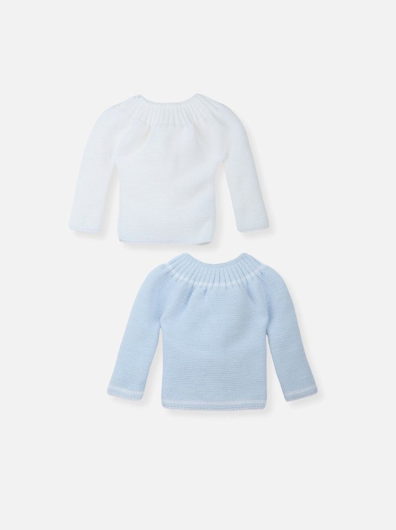 Lot de 2 Brassières Blanc Bleu - Kiabi