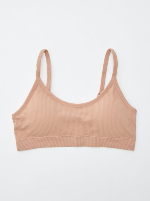 Lot de 2 brassières côtelés - Kiabi