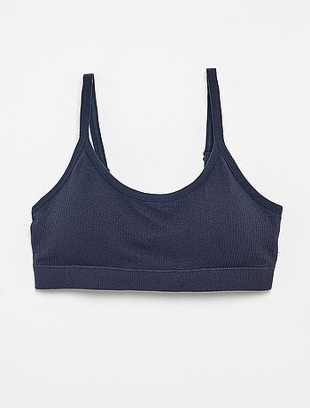 Lot de 2 brassières côtelés