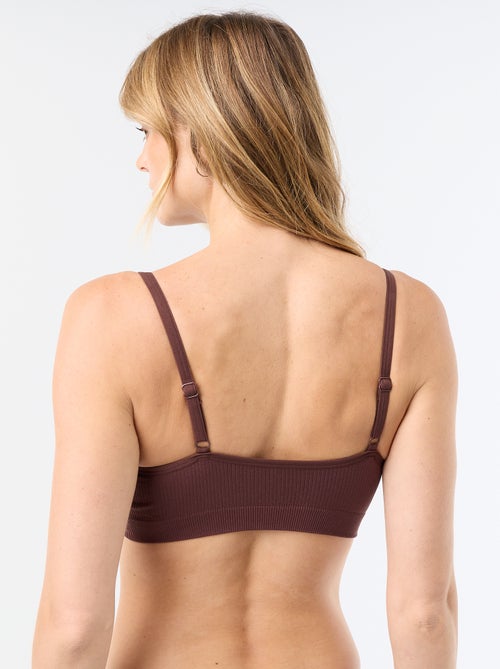 Lot de 2 brassières côtelés - Kiabi Lot de 2 brassières côtelés - Kiabi