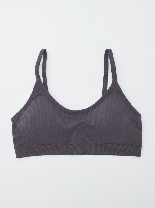Lot de 2 brassières côtelés - Kiabi