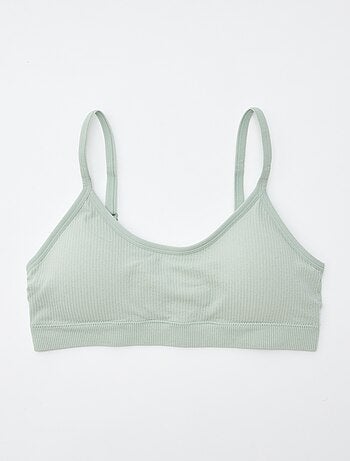Lot de 2 brassières côtelés