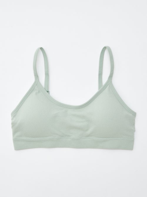 Lot de 2 brassières côtelés - Kiabi