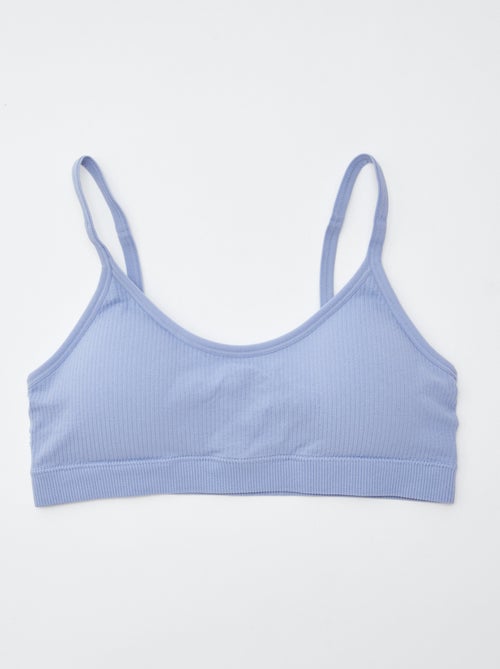 Lot de 2 brassières côtelés - Kiabi