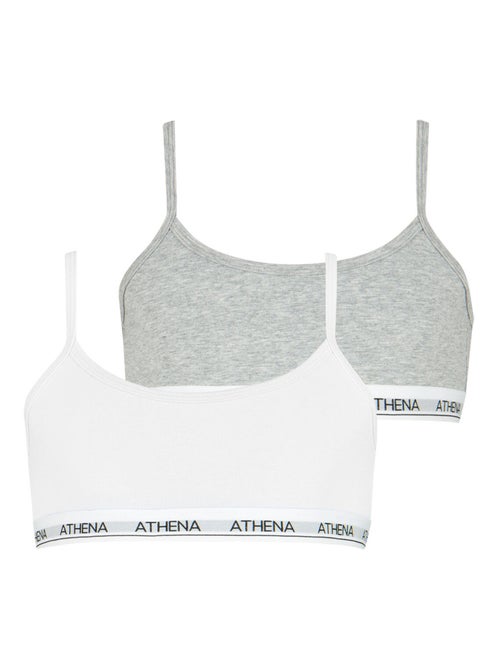 Lot de 2 brassières Coton Ultra Doux Athena Fille - Kiabi