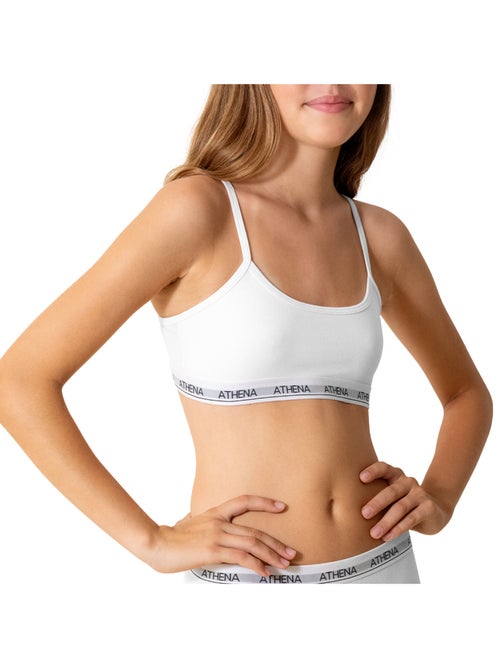 Lot de 2 brassières Coton Ultra Doux by Athena Fille - Kiabi