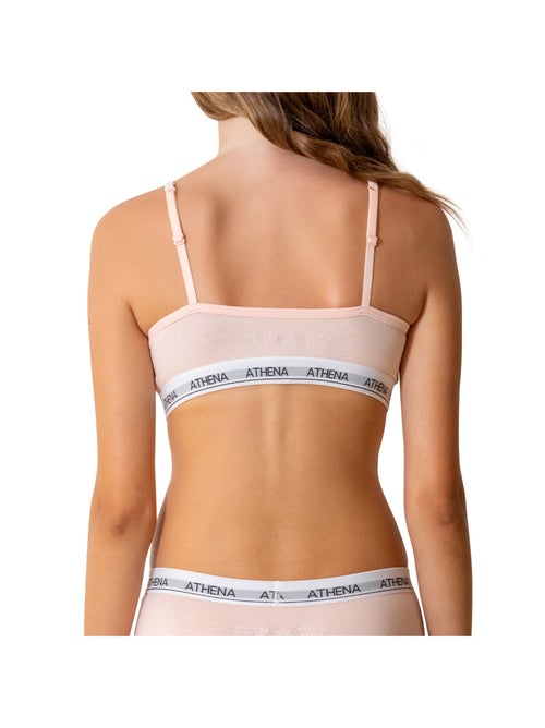 Lot de 2 brassières Coton Ultra Doux by Athena Fille - Kiabi