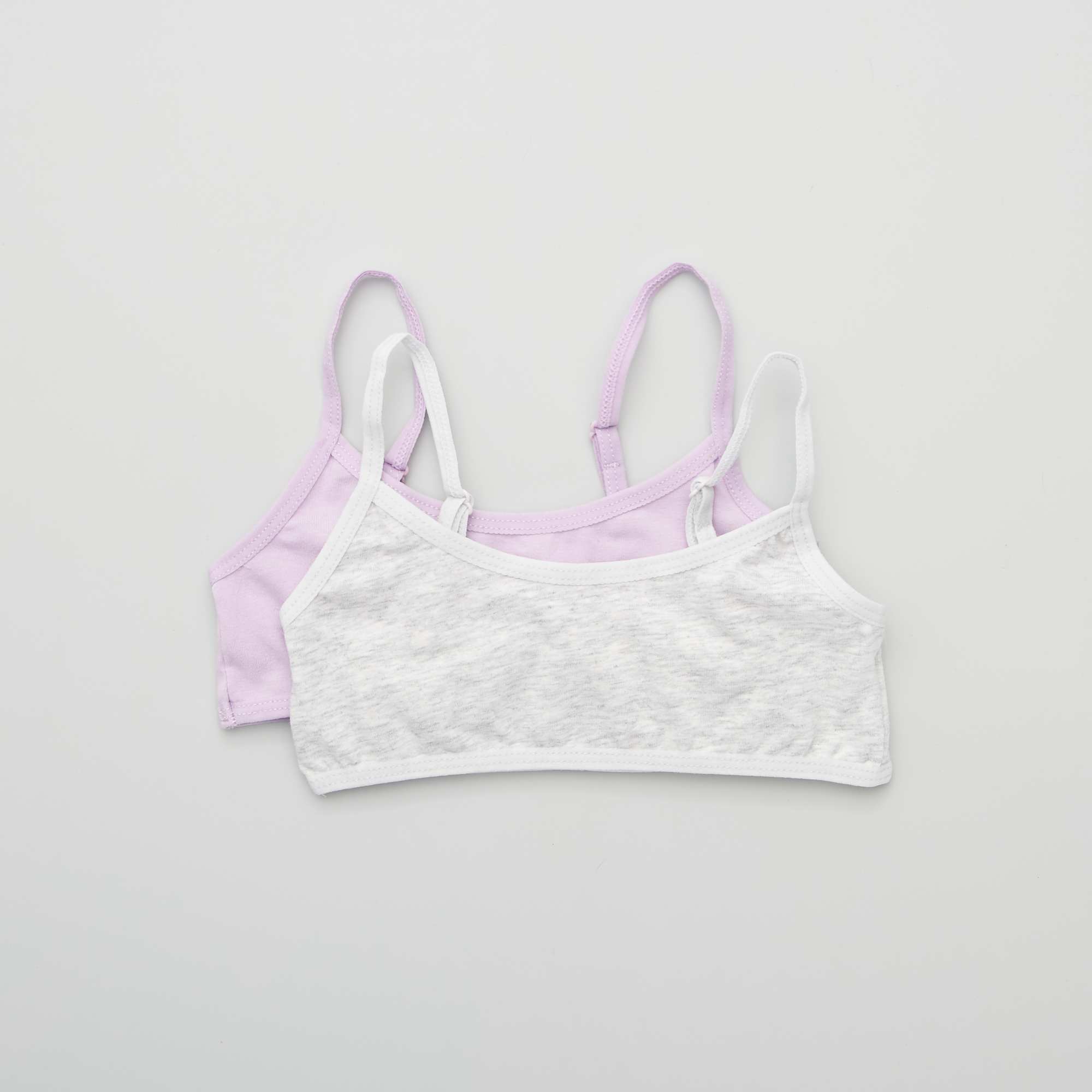 TUONYIS Lot De 8 Brassières Pour Filles En Coton Sans Couture – Soutien-Gorge Confortable Pour 8 à 12 Ans, Idéal Pour Le Quotidien Et Le Sport