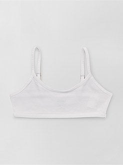 Soutien-Gorge Sans Armatures Mentin 8-14 Ans - Coton Confortable Fille