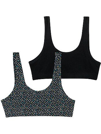 Lot de 2 brassières ecopack girl mode athena fille