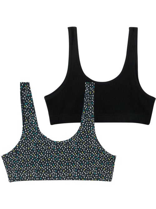 Lot de 2 brassières ecopack girl mode athena fille - Kiabi Lot de 2 brassières ecopack girl mode athena fille - Kiabi