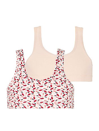 Lot de 2 brassières Ecopack Girl Mode Athena Fille