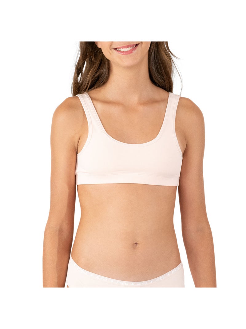 Lot de 2 brassières Ecopack Girl Mode Athena Fille Rose clair - Kiabi