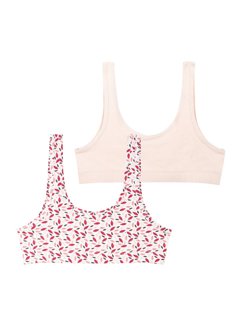 Lot de 2 brassières Ecopack Girl Mode Athena Fille Rose clair - Kiabi