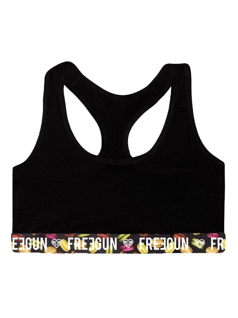 Lot de 2 Brassières fille Best Of Anniversary Fun Freegun Noir - Kiabi