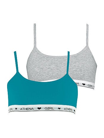 Lot de 2 brassières fille Coton Ultra Doux Athena Fille