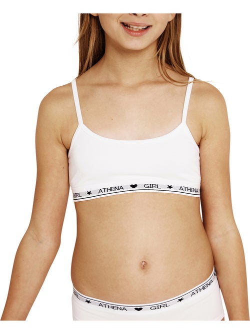 Lot de 2 brassières fille Coton Ultra Doux Athena Fille - Kiabi