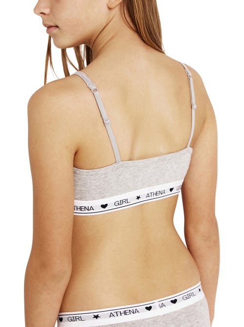 Lot de 2 brassières fille Coton Ultra Doux Athena Fille - Kiabi