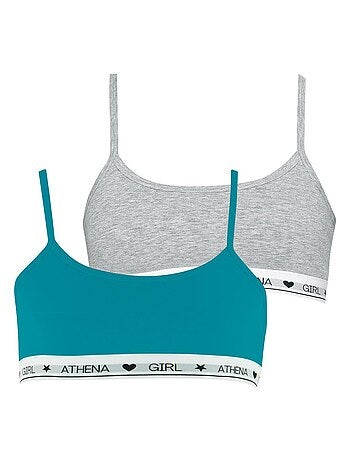 Lot de 2 brassières fille Coton Ultra Doux Athena Fille