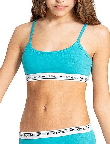 Lot de 2 brassières fille Coton Ultra Doux Athena Fille