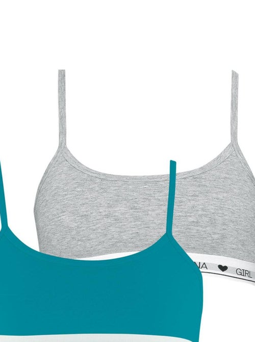 Lot de 2 brassières fille Coton Ultra Doux Athena Fille - Kiabi