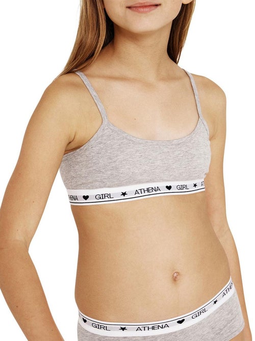 Lot de 2 brassières fille Coton Ultra Doux Athena Fille - Kiabi