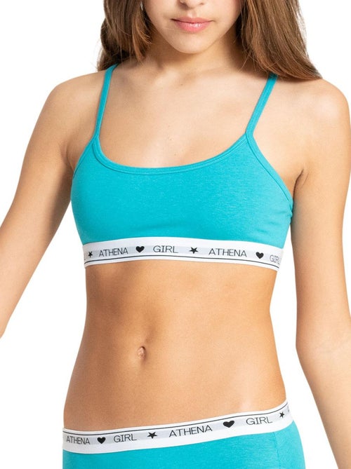 Lot de 2 brassières fille Coton Ultra Doux Athena Fille - Kiabi