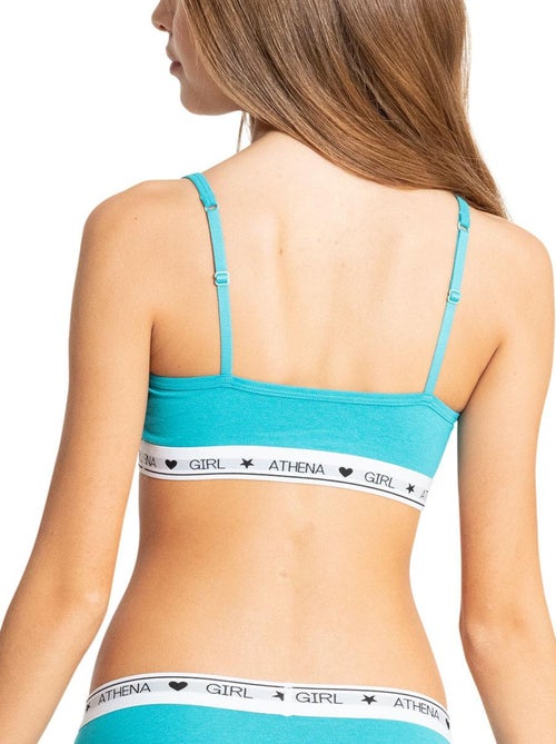 Lot de 2 brassières fille Coton Ultra Doux Athena Fille - Kiabi
