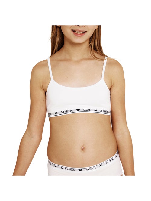 Lot de 2 brassières fille Coton Ultra Doux Athena Fille - Kiabi