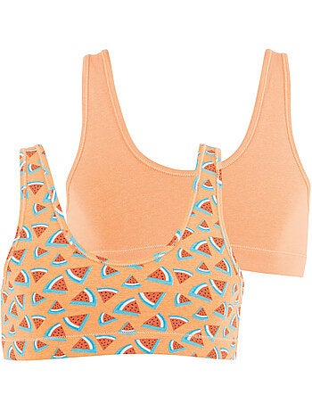 Lot de 2 brassières ecopack girl mode athena fille