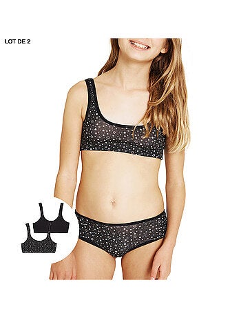 Lot de 2 brassières fille Mode Girl by Athena