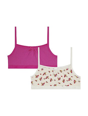 Lot de 2 brassières Pockets Coton Kids