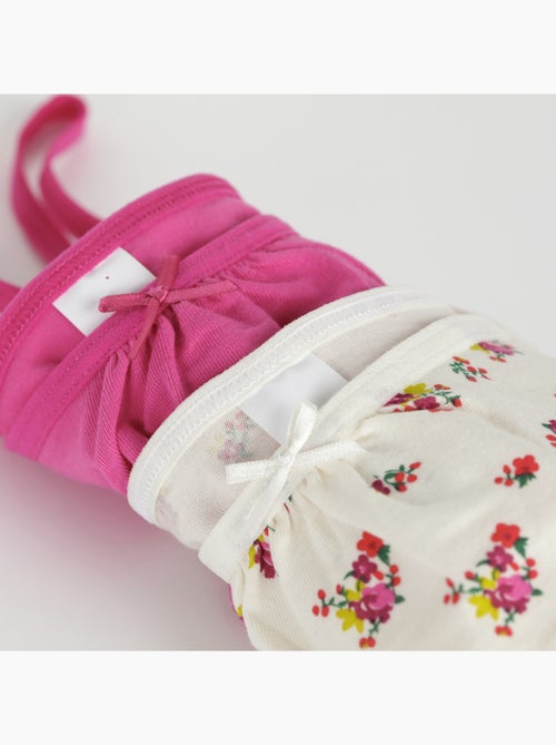 Lot de 2 Brassières fille Les Pockets Coton Kids - Kiabi