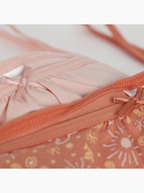 Lot de 2 Brassières fille Les Pockets Coton Kids - Kiabi