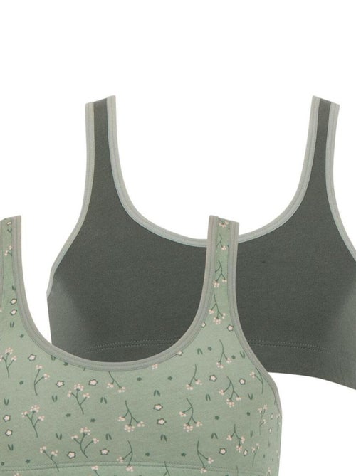Lot de 2 brassières fille Mode Girl by Athena - Kiabi Lot de 2 brassières fille Mode Girl by Athena - Kiabi