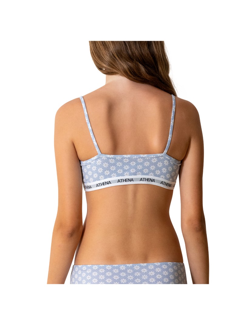 Lot de 2 brassières fille My Petit Prix Athena Bleu jean - Kiabi