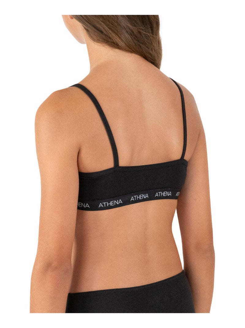 Lot de 2 brassières fille My Petit Prix Athena Fille Noir - Kiabi