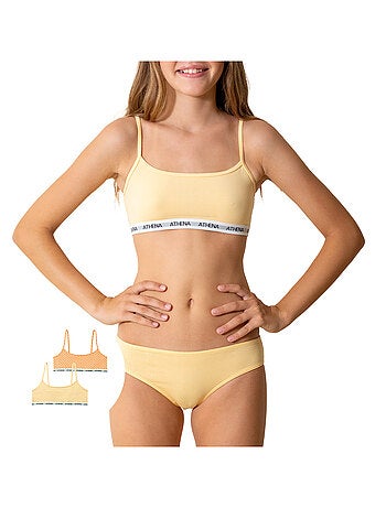 Lot de 2 brassières fille My Petit Prix Athena
