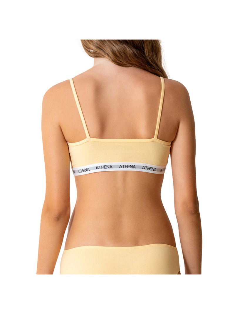 Lot de 2 brassières fille My Petit Prix Athena Vert/Orange - Kiabi