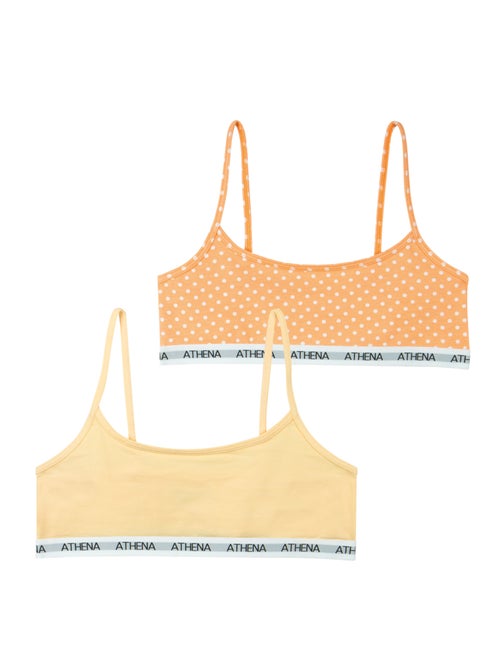 Lot de 2 brassières fille My Petit Prix Athena - Kiabi