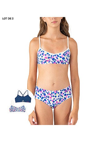 Lot de 2 brassières fille Sans Coutures Fashion Athena Fille