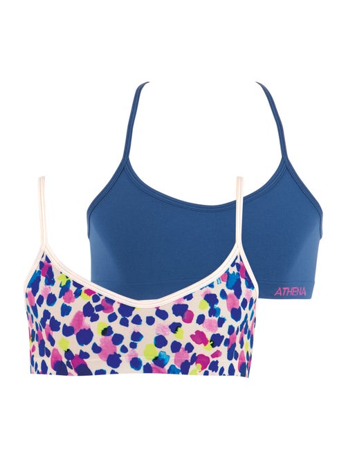 Lot de 2 brassières fille Sans Coutures Fashion Athena Fille - Kiabi