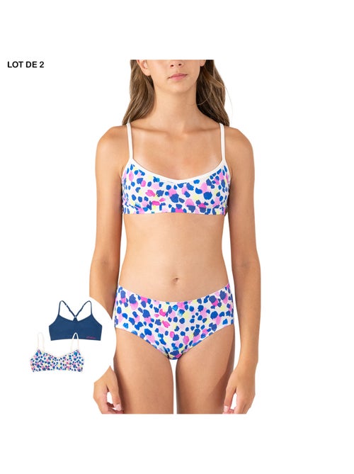 Lot de 2 brassières fille Sans Coutures Fashion Athena Fille - Kiabi