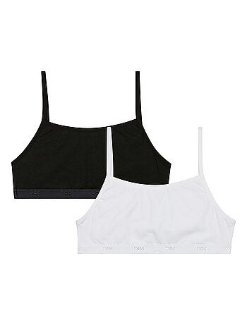 Lot de 2 brassières filles coton stretch Les Pockets Ecodim