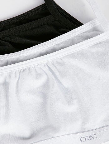 Lot de 2 brassières filles coton stretch Les Pockets Ecodim