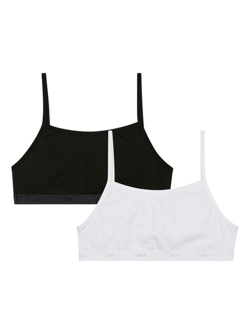 Lot de 2 brassières filles coton stretch Les Pockets Ecodim - Kiabi