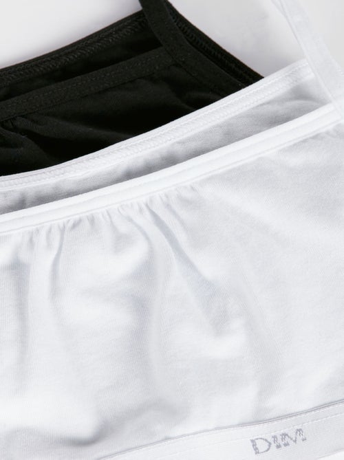 Lot de 2 brassières filles coton stretch Les Pockets Ecodim - Kiabi